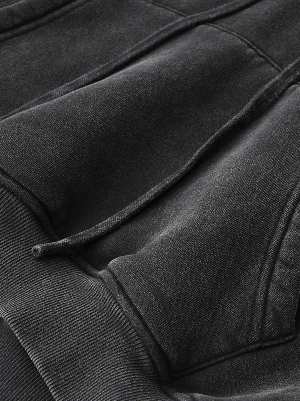 Snow Washed Cropped Hoodie – Essential Streetwear | Tapstitch-12